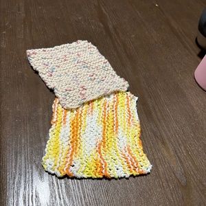 Dish cloth! Hand knitted!